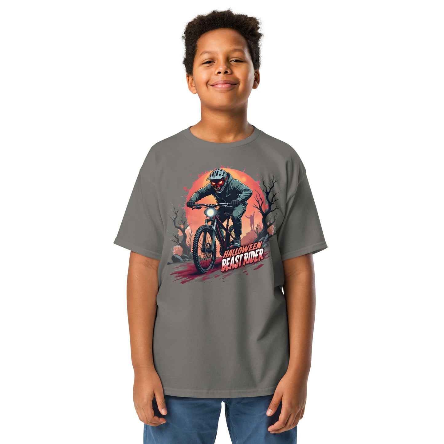 Youth Girls and boys Halloween rider classic tee