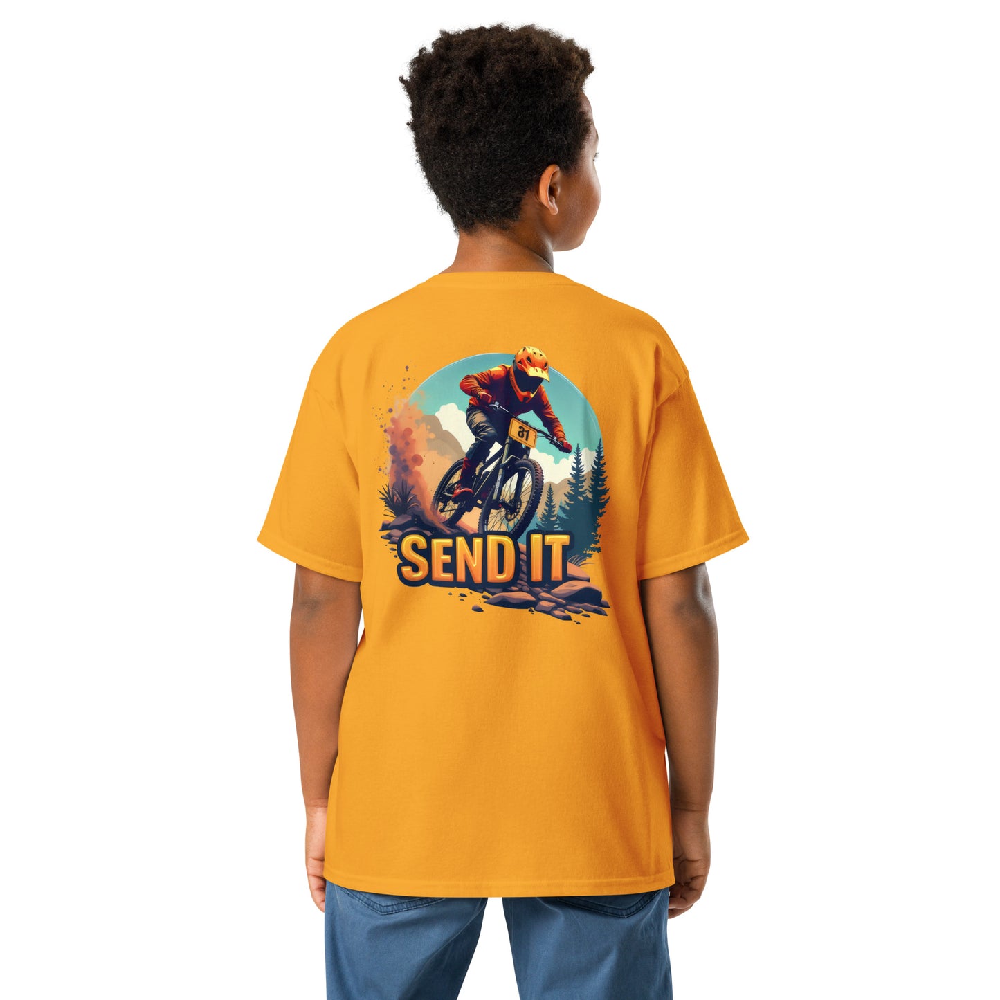 Youth Send it MTB  classic tee