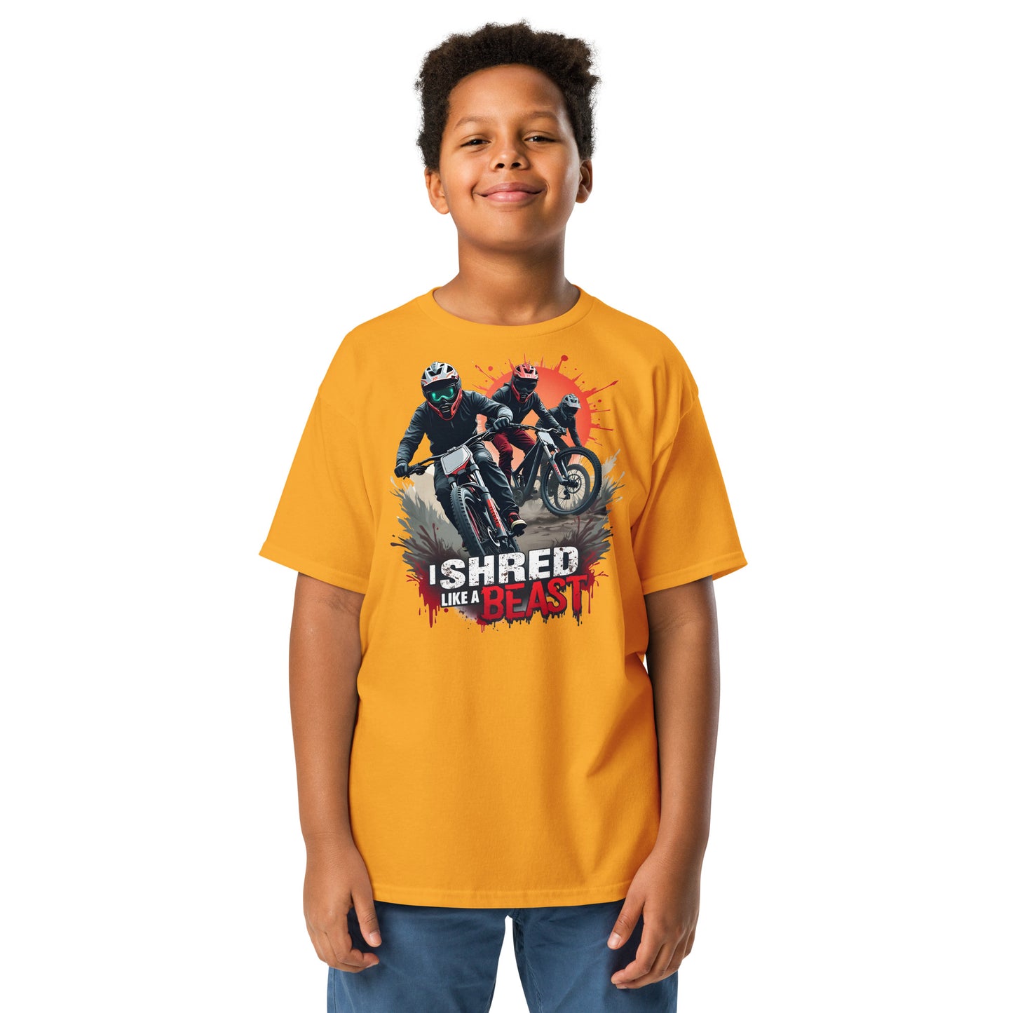 Youth I shred like a beast  classic tee