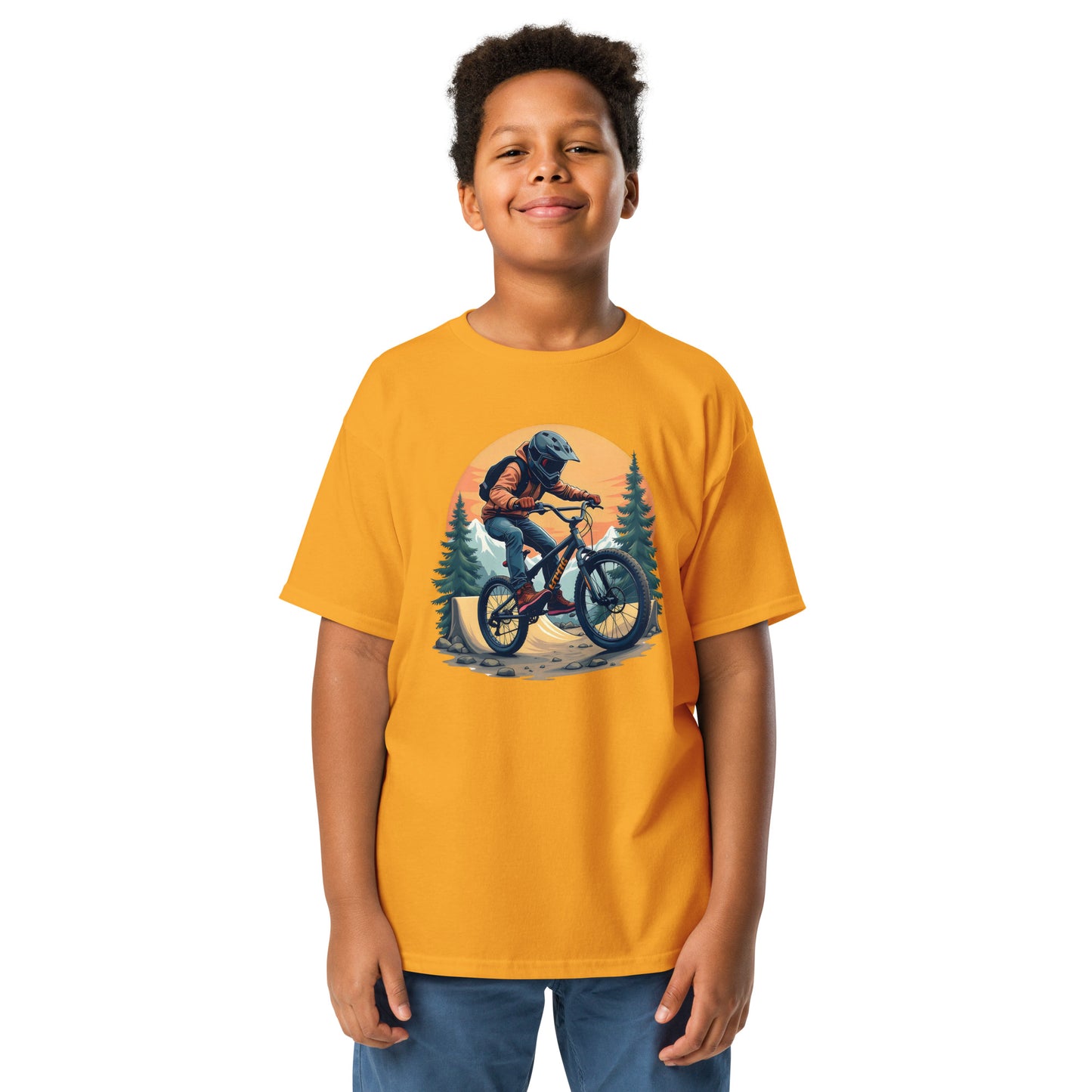 Youth BMX adventure classic tee