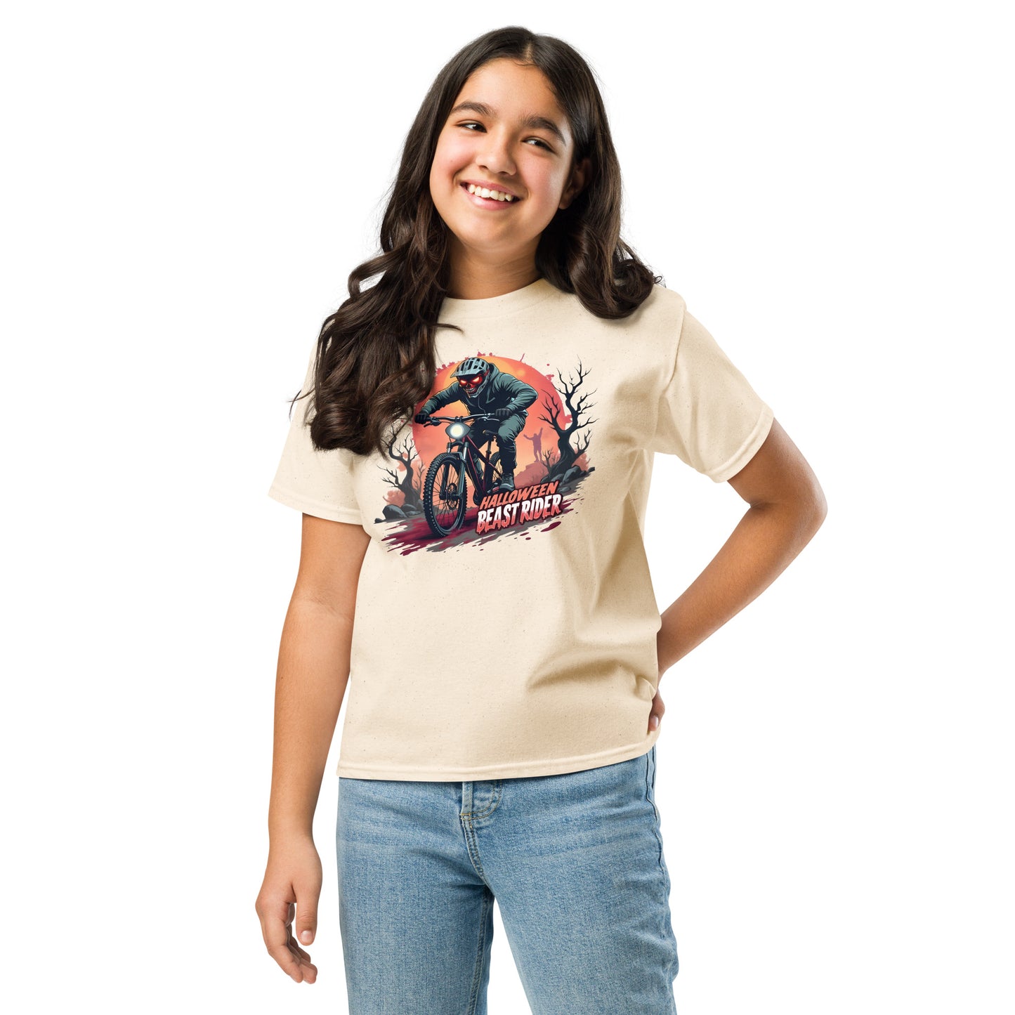 Youth Girls and boys Halloween rider classic tee