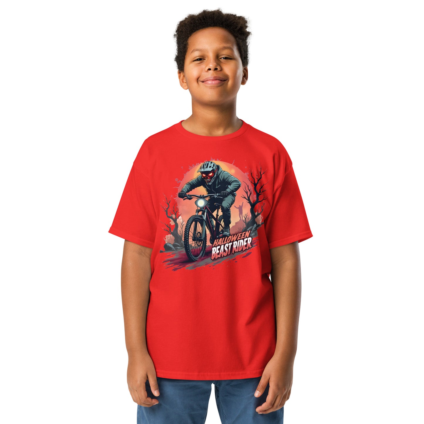 Youth Girls and boys Halloween rider classic tee