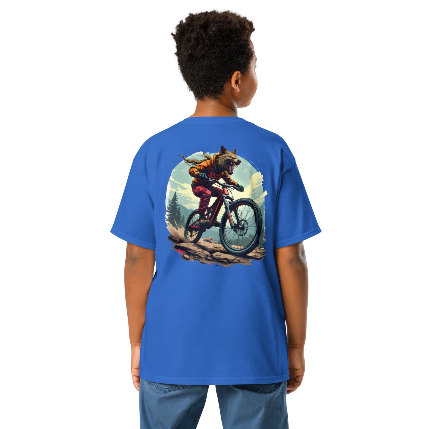 Youth Wolfman rides classic tee