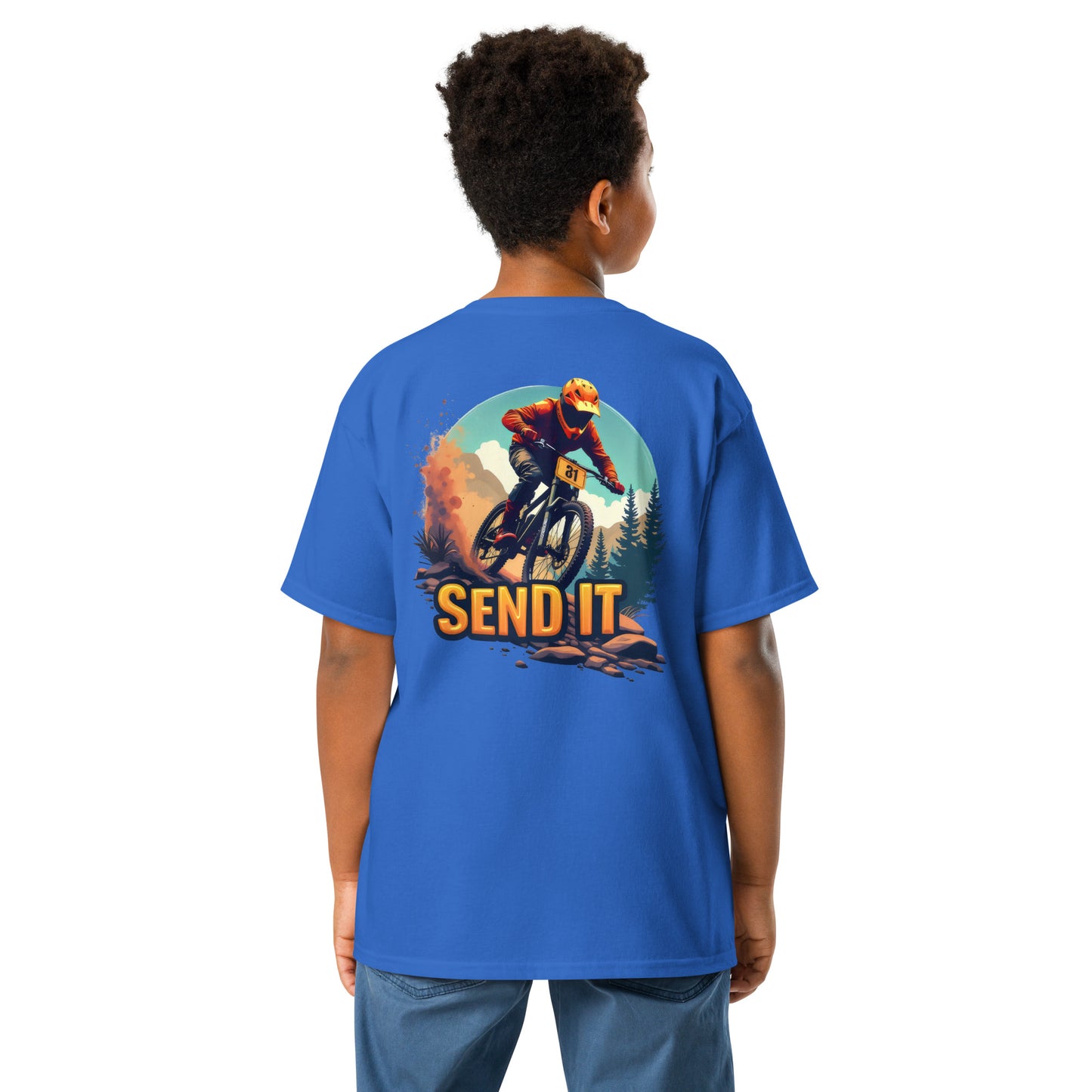 Youth Send it MTB  classic tee