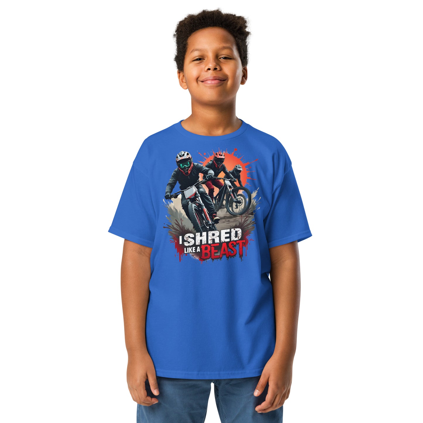 Youth I shred like a beast  classic tee