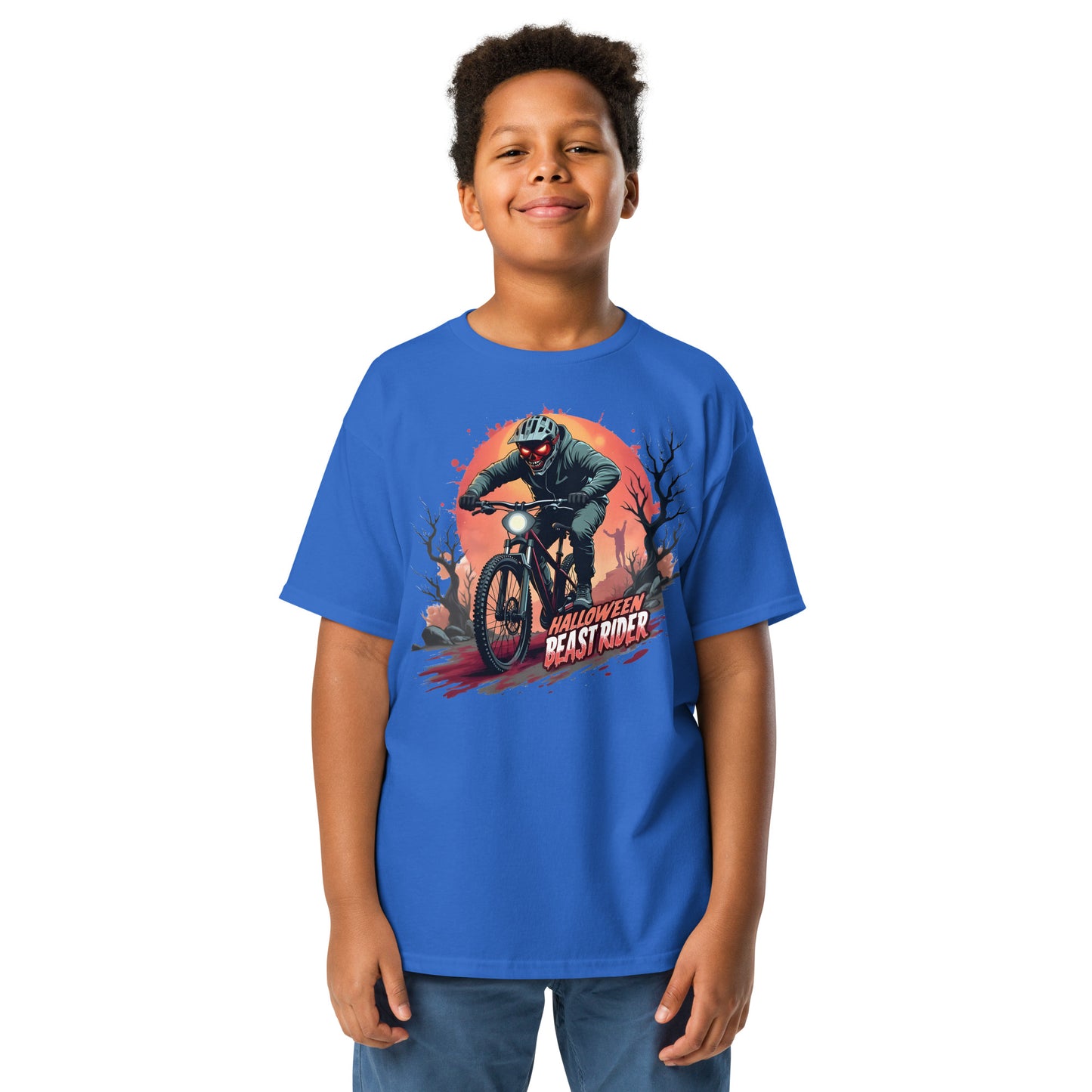Youth Girls and boys Halloween rider classic tee