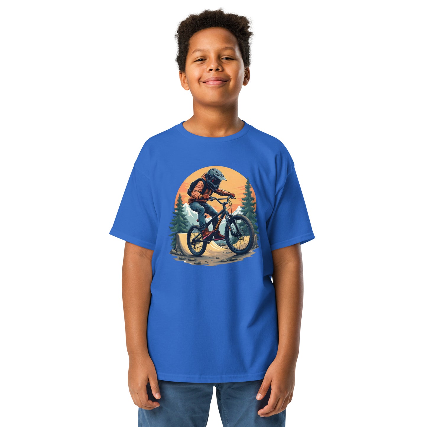 Youth BMX adventure classic tee