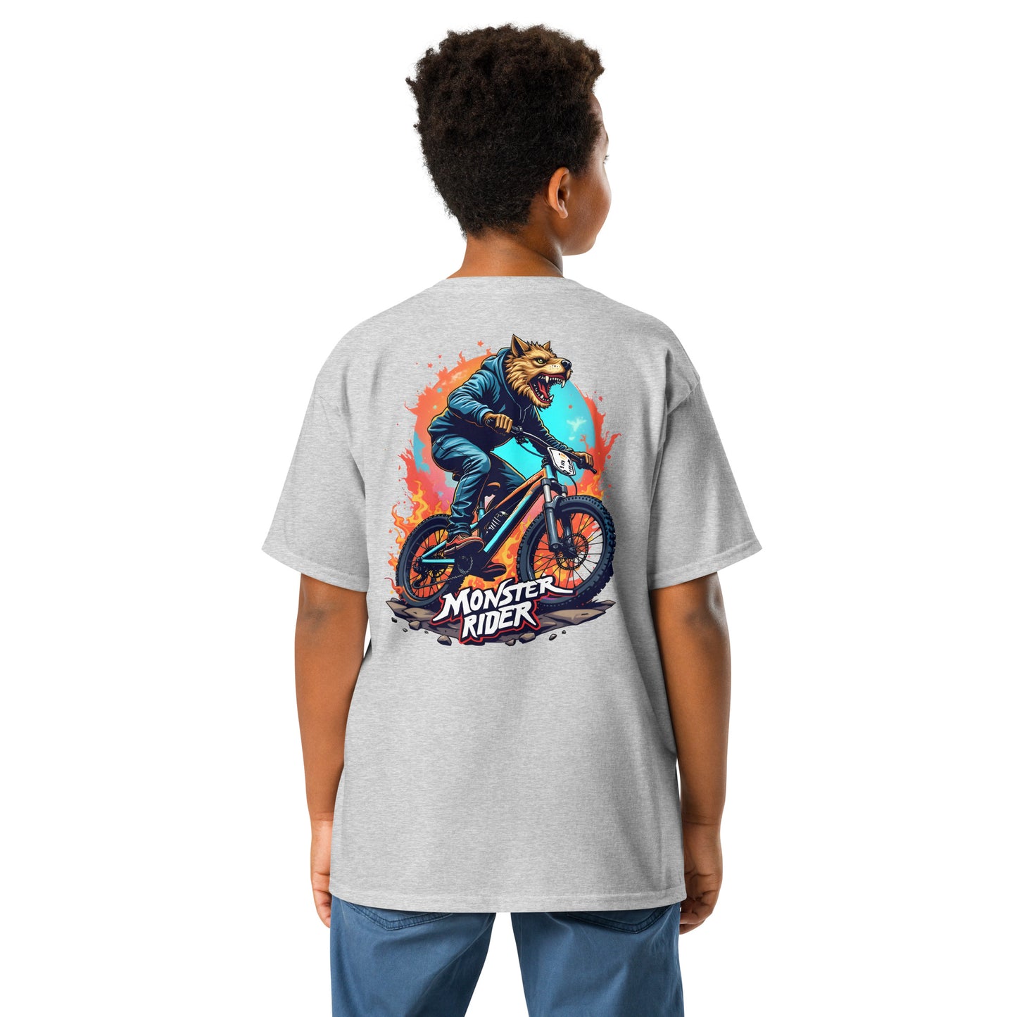 Youth wolf Monster Rider classic tee