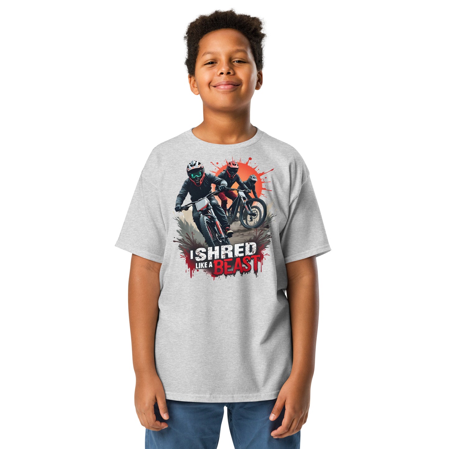 Youth I shred like a beast  classic tee