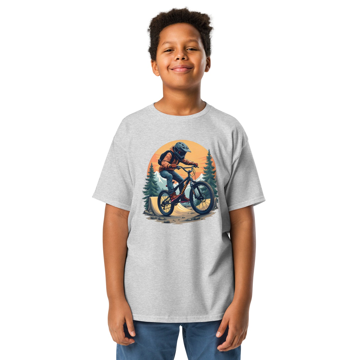 Youth BMX adventure classic tee