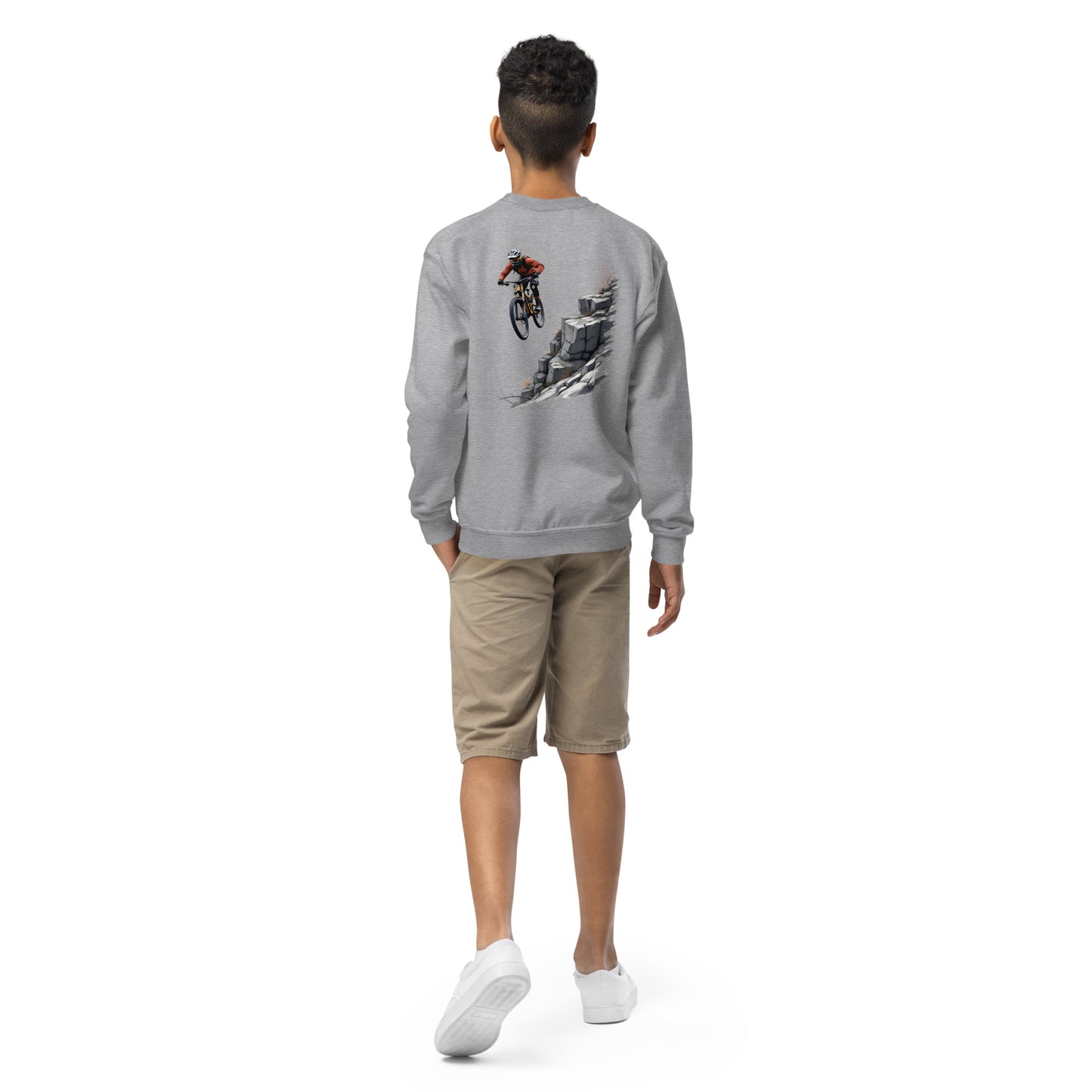 Youth Extreme cinder crewneck sweatshirt
