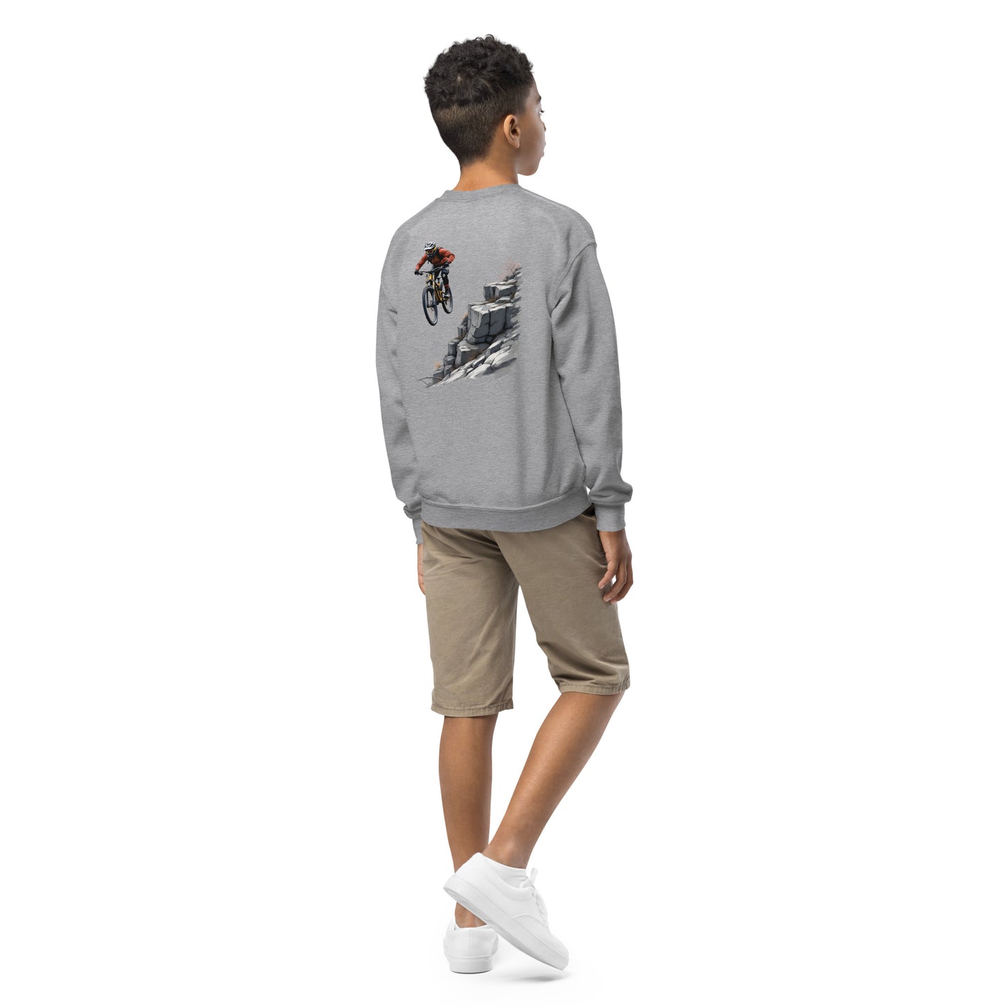 Youth Extreme cinder crewneck sweatshirt