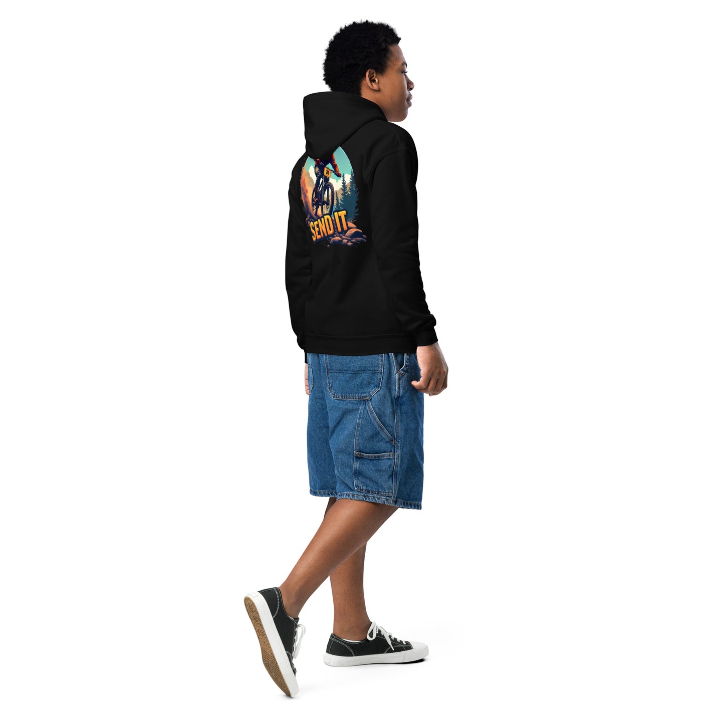 Youth Send it MTB heavy blend hoodie