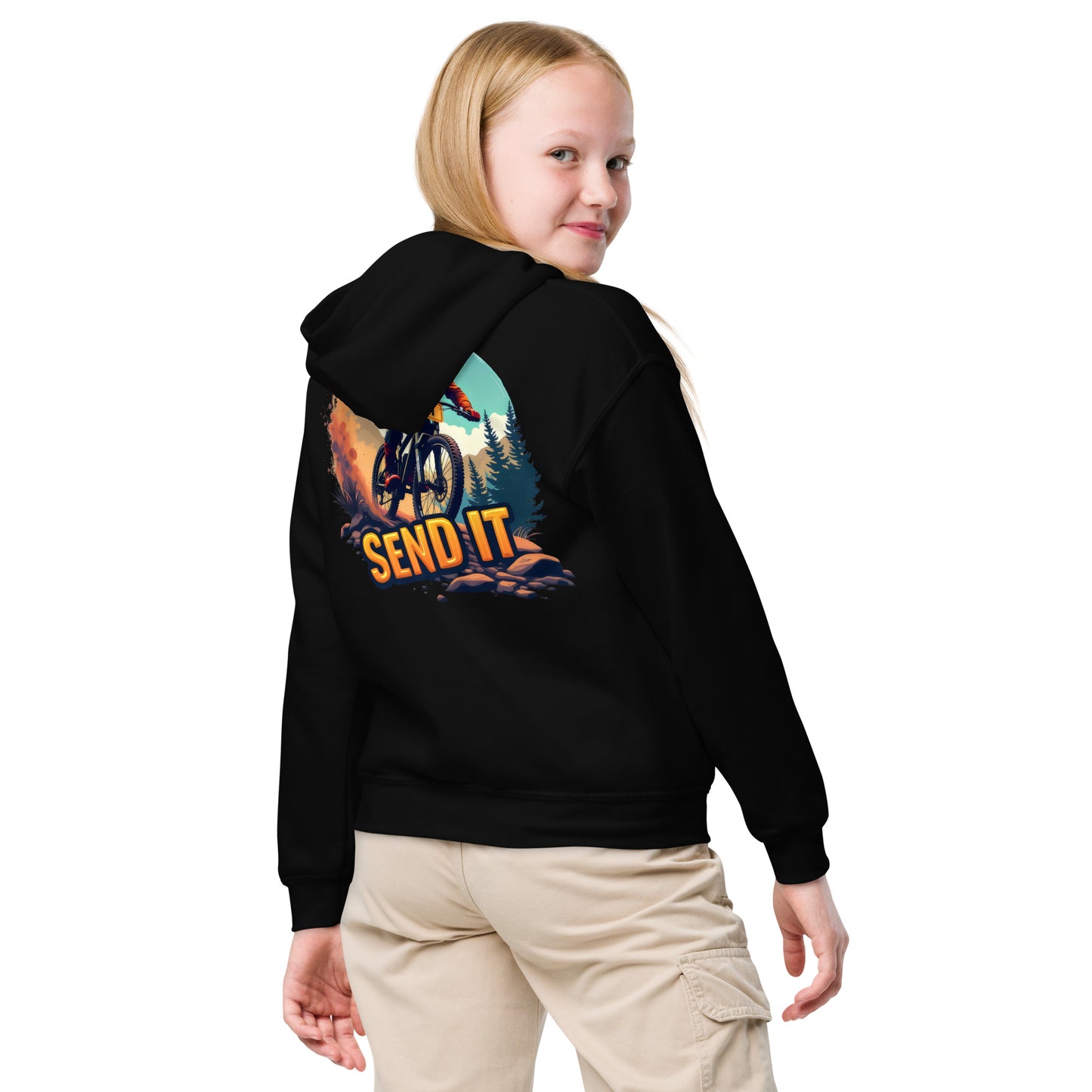 Youth Send it MTB heavy blend hoodie