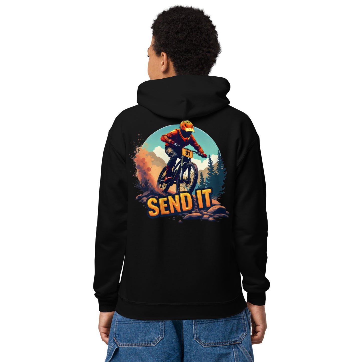 Youth Send it MTB heavy blend hoodie