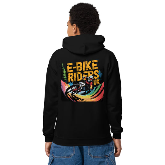 Youth E-bike riders U K Series 2 heavy blend hoodie