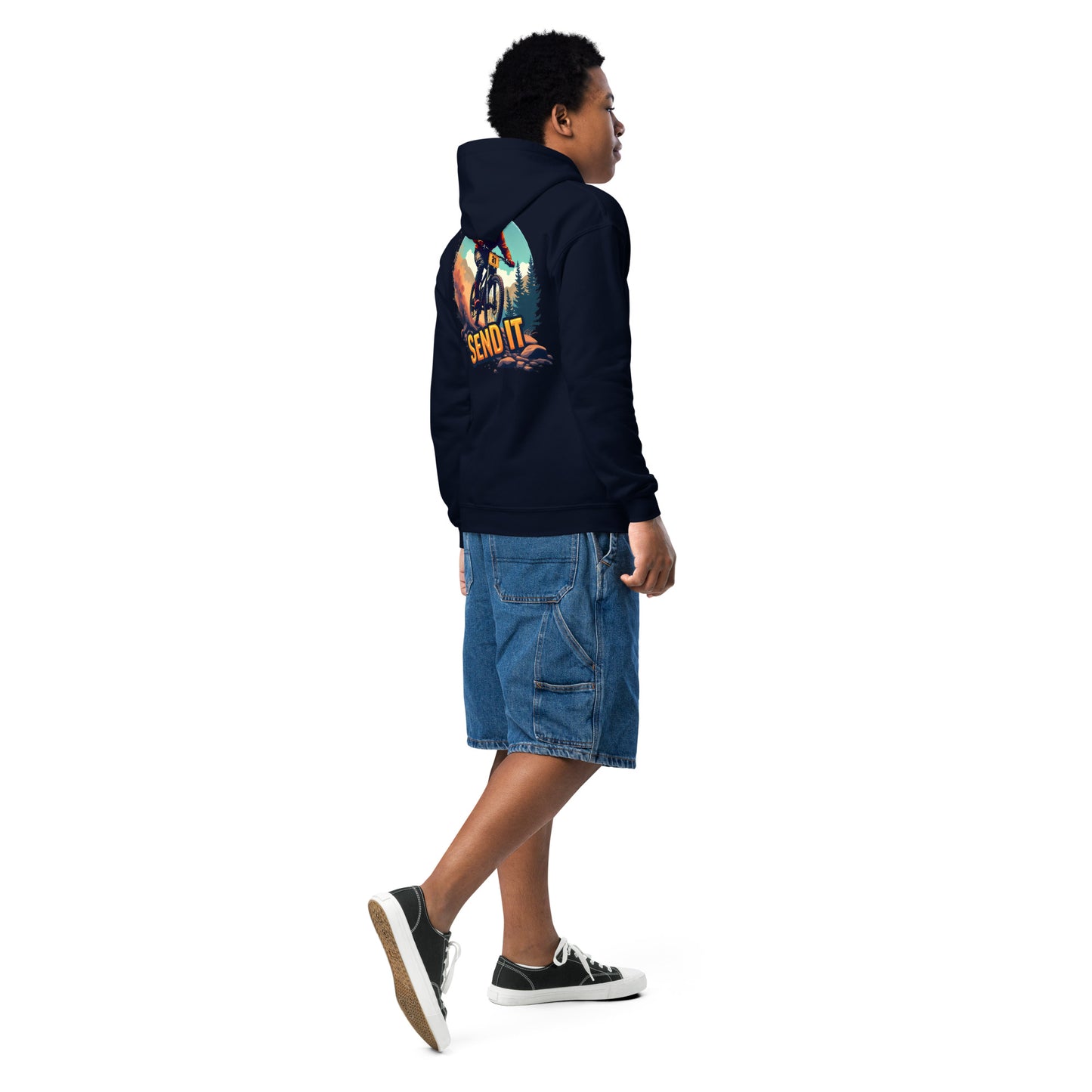 Youth Send it MTB heavy blend hoodie