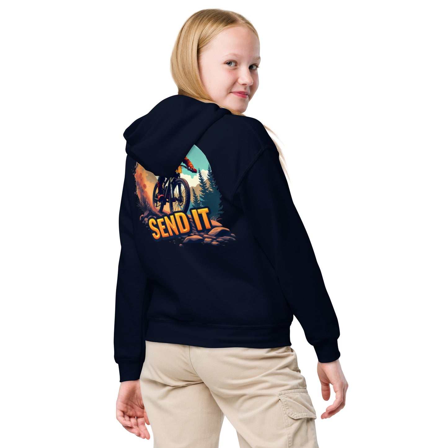 Youth Send it MTB heavy blend hoodie