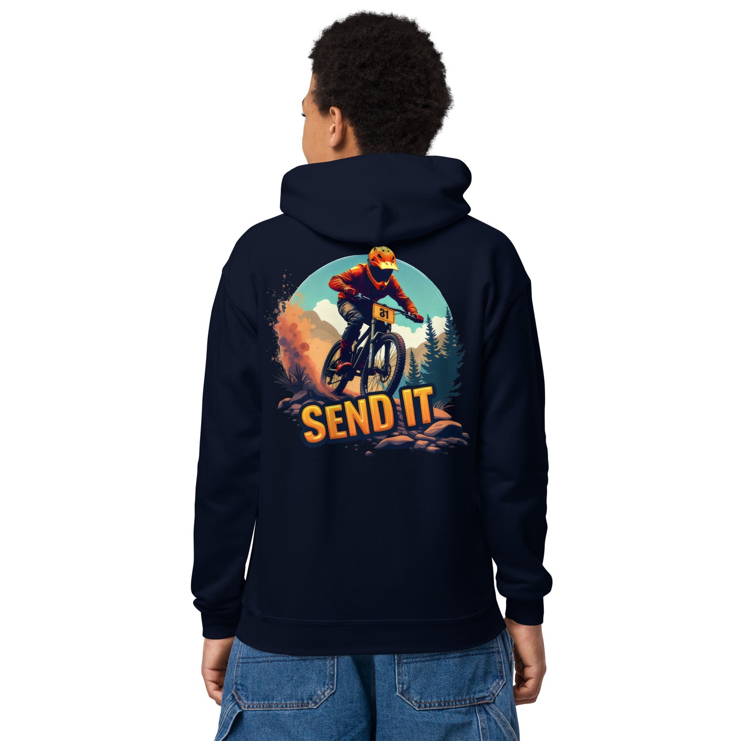 Youth Send it MTB heavy blend hoodie