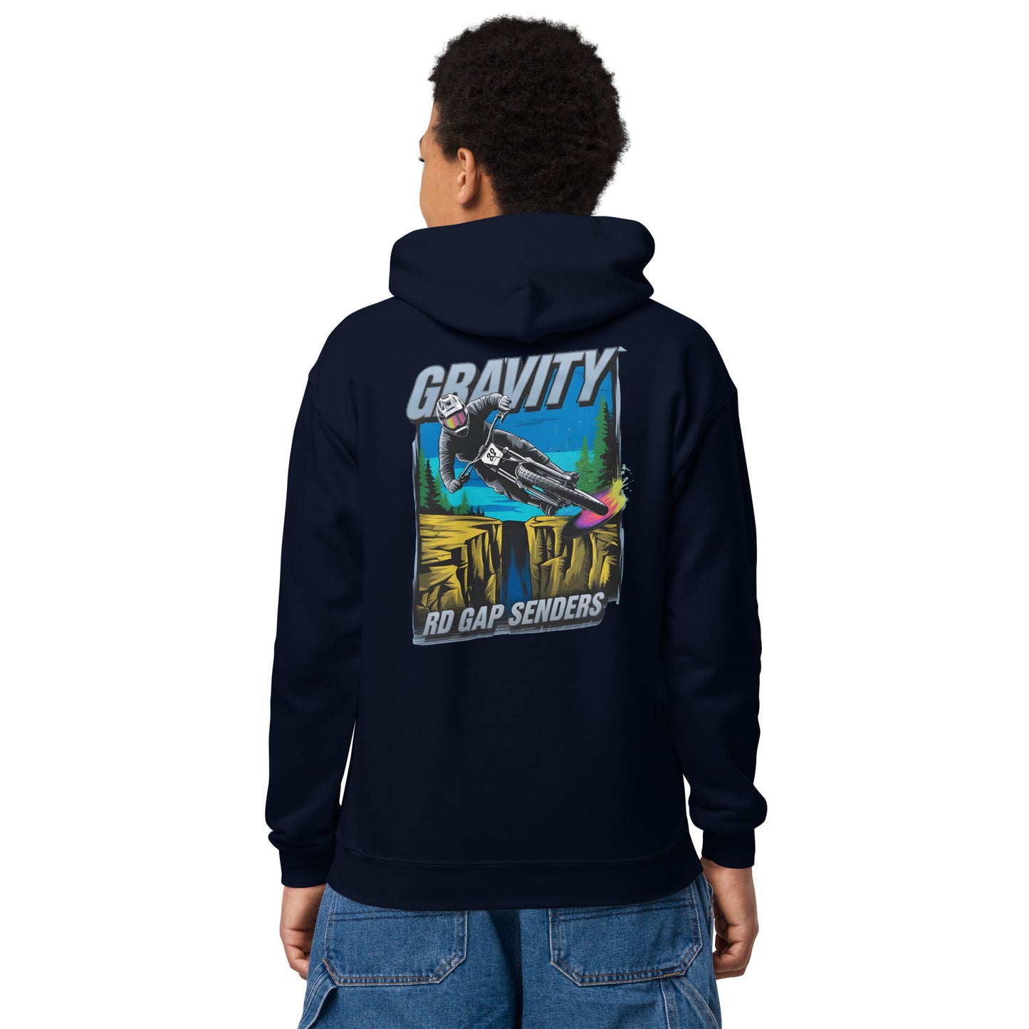 Youth Unisex Gravity Rd gap Sender heavy blend hoodie