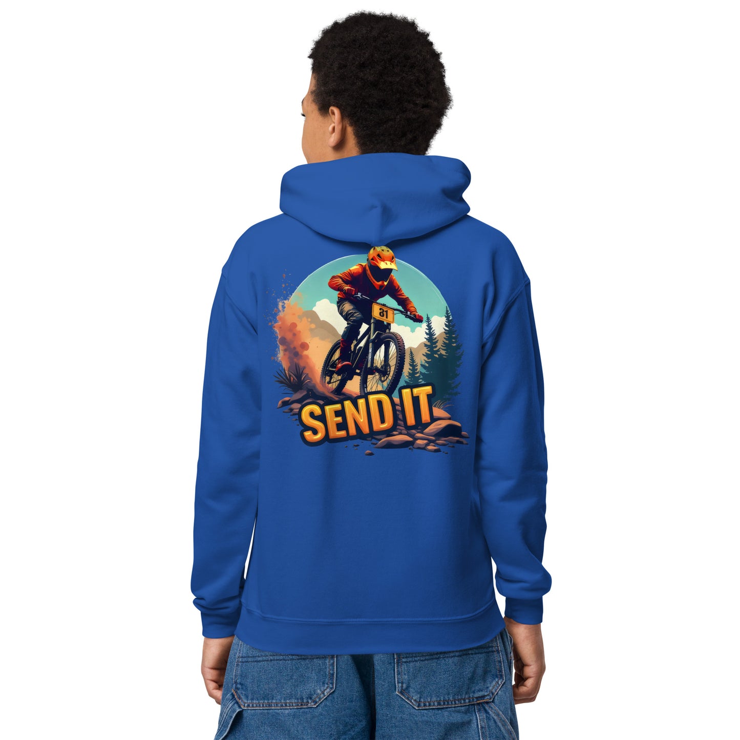 Youth Send it MTB heavy blend hoodie