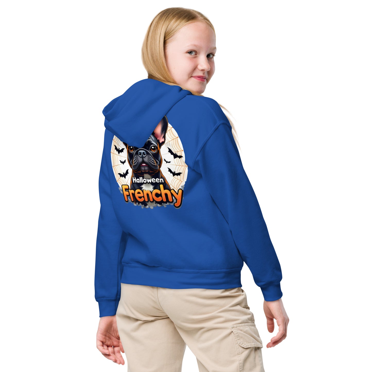 Youth Halloween frenchy twin print heavy blend hoodie