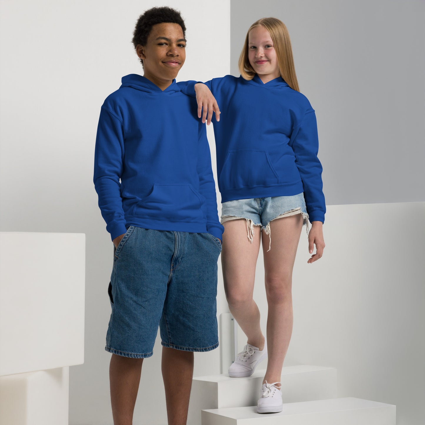 Youth Halloween cockapoo blue eyed series 2 heavy blend hoodie