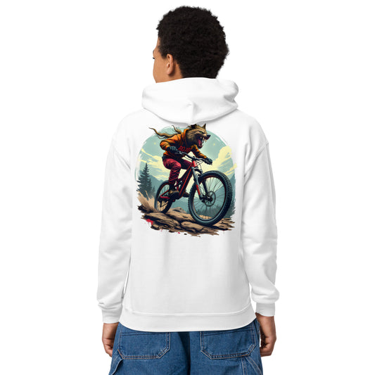 Youth Wolfman rides heavy blend hoodie