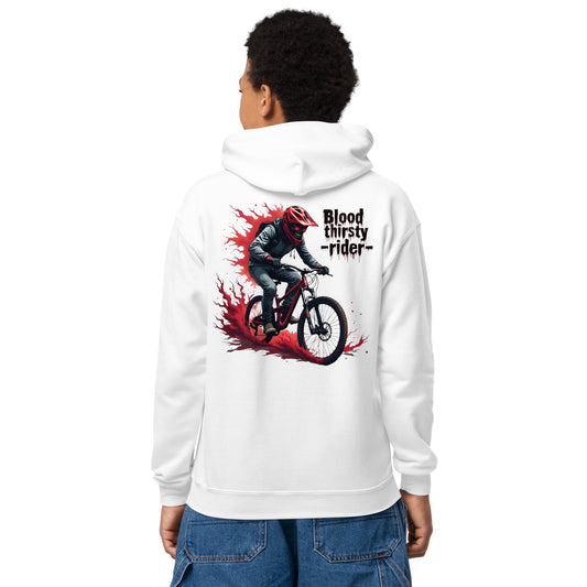 Youth blood thirsty rider heavy blend hoodie