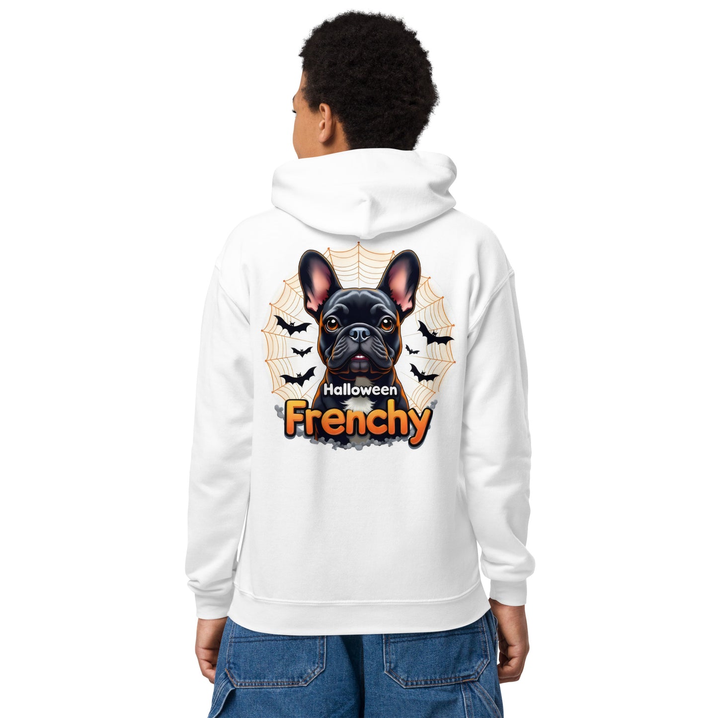 Youth Halloween frenchy twin print heavy blend hoodie
