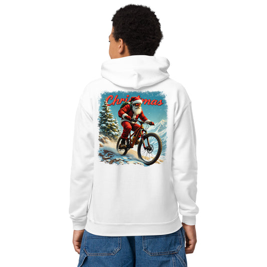 Youth Simply white MTB Christmas heavy blend hoodie